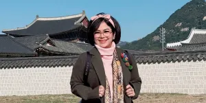 Potret Joy Tobing Liburan ke Korea Selatan, Sempat Kunjungi Demilitarized Zone