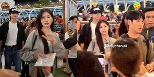 Potret Jung Hae In dan Jung So Min di Bandara Bali, Vibe-nya Kayak Mau Liburan - Ada Adik 'Ipar' yang Melindungi