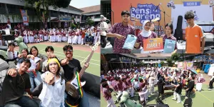 Potret KapanLagi Pensi Bareng Fanta 2025 di SMAN 6 Jakarta: Seharian Full Aksi, Edukasi dan Kreasi!