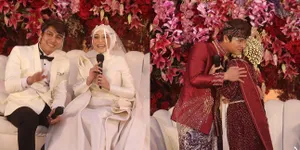 Potret Kebahagiaan Lesti dan Rizky Billar Gelar Tasyakuran Pernikahan, Tawa Pengantin Tularkan Kebahagiaan