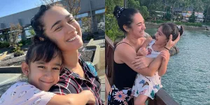 Potret Kedekatan Alexandra Gottardo dan Carleteana Putri Semata Wayang yang Sama-sama Cantik, Selalu Bahagia - Cium dan Peluk Penuh Kasih Sayang