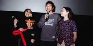 Potret Kejutan Ulang Tahun Ananda Omesh ke-40, Dirayakan di Bioskop Bareng Anak Yatim