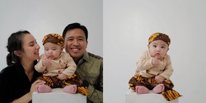 Potret Keluarga Joshua Suherman yang Sederhana, Rambut Clairine Clay Lepek dan Baby Elio Udah Kocak Sejak Dini