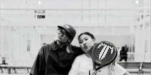 7 Potret Kiky Saputri Juara Padel Bareng Aci Resti di Stand Up Indo Padel