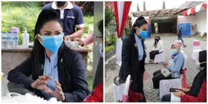 Potret Krisdayanti yang Berupaya Ajak Gotong Royong Percepat Vaksinasi, Demi Munculkan Herd Immunity