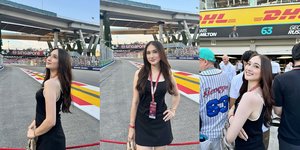 Potret Laura Moane Nonton F1 di Singapura, Ramai Didoakan Dapat yang Lebih Baik