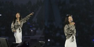 Potret Lee Hi Tampil Memukau di Panggung City Camp 2024, Disambut Antusias Penggemar Indonesia