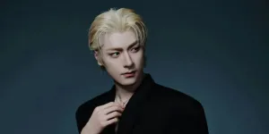 9 Potret Lin Yi dengan Rambut Blonde Rayakan White Day, Visual Baru Curi Perhatian