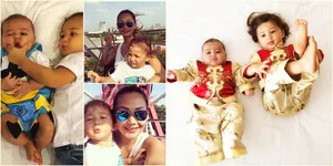 Potret Lucunya Putra Putri Indah Kalalo - Byron dan Ayanna