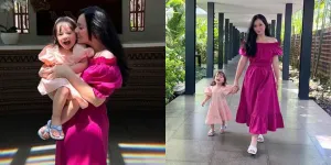 Potret Manis Hari Minggu Asmirandah dengan Baby Chloe, Tampil Cantik Kompak Pakai Dress Flowy