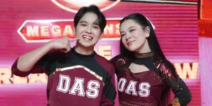 Potret Melly Lee dan Arbil DA7 Tampil Bak Cheerleaders, Tetap Mesra Nyanyi Duet 