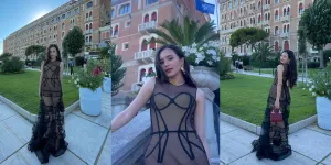 Potret Menawan Beby Tsabina Hadiri Venice Film Festival 2023, Penampilannya Disebut Mirip Jisoo Blackpink!