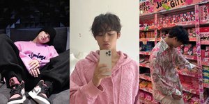 Potret Mingyu SEVENTEEN yang Cocok Banget dan Banjir Pujian Tiap Kali Pakai Outfit Pink