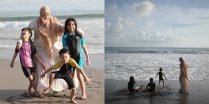 Potret Natasha Rizky Liburan Bareng Trio Strong, Kebahagiaan Bareng Anak Nggak Perlu Pakai Filter