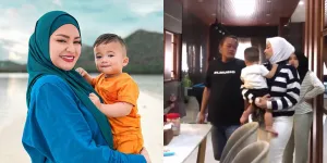 Potret Nathalie Holscher dan Sule Momong Baby Adzam Bersama, Tetap Kompak Meski Sudah Cerai - Didoakan Rujuk Oleh Netizen
