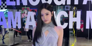 Potret Ningning aespa di Resepsi Pernikahan Huang Zitao dan Xu Yiyang
