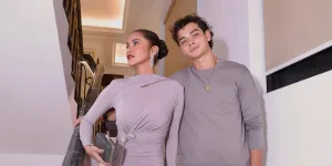 Potret Olla Ramlan dan Tristan Molina Lebaran, Sang Pacar Akrab Dipeluk Anak-Anak