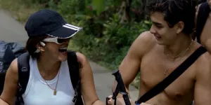 Potret Olla Ramlan Main di Sungai Bareng Tristan Molina, Bahagia Banget