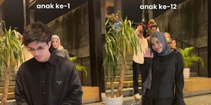 Potret OOTD Gen Halilintar di Ulang Tahun Daddy, Gaya Anak Pertama Sampai Kedua Belas Keren Semua