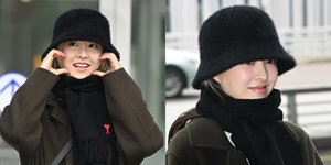 Potret Park Bo Young Tunjukkan Rambut Semi Blonde Saat  di Bandara, Mau Hadiri Paris Fashion Week