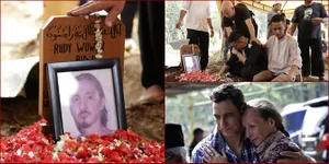 Potret Pemakaman Rudy Wowor, Diwarnai Tangisan Pilu Buah Hati