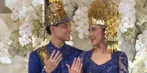 Potret Pernikahan Teuku Rassya dan Cleantha Islan, Pagi Biru Malam Putih