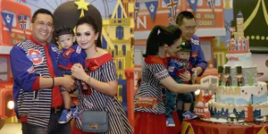 Potret Pesta Ultah Anak Poppy Putri, Dekorasi Bertema Kota London