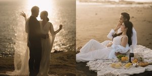 Potret Prewedding Febby Rastanty dan Drajad Djumantara, Romantisnya Seindah Laut & Senja