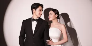 Potret Prosesi Resepsi Amanda Manopo dan Kenny Austin, Ini Makna Tuang Champagne Hingga Suap Kue