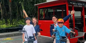 7 Potret Putri Titian dan Junior Liem Ajak Anak Liburan di Puncak, Dari Main Gokart hingga ATV