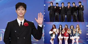 Potret Selebritis di Red Carpet #MAMA2024 Hari Pertama di Los Angeles, dari RIIZE Sampai Park Bo Gum