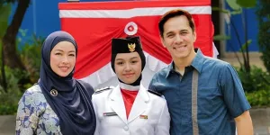 Potret Shanika Anak Rionaldo Stockhorst Jadi Paskibra di Sekolah