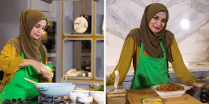 Potret Shireen Sungkar Masak, Ungkap Cara Didik Anak Soal Makanan