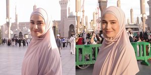 Potret Syifa Hadju di Madinah Cantik Cuma dengan Air Wudhu, Dapat Pujian dari El Rumi dan Maia Estianty