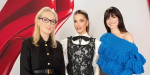 Potret Tasya Farasya Bareng Meryl Streep dan Anne Hathaway, Dipuji Wangi