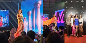 Potret Tata Juliastrid di Pre-Eliminary Miss Cosmo 2024, Memukau dengan Gaun dari Logam - Didukung Keluarga