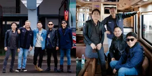 Potret The Dudas Minus One Jalan-Jalan ke Malang, Sempat Kehujanan dan Berteduh di Pinggir Jalan