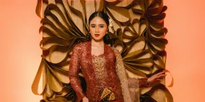 Potret Tissa Biani Tampil Anggun Berkebaya di HUT RI ke-81