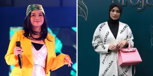 Potret Tiwi Tampil Cantik & Ceria Meriahkan Fashion Show Brand Lokal
