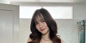 7 Potret Vior Lakukan Maternity Shoot Bareng Suami, Pakai Baju Tim Masing-Masing - Baby Bump Makin Besar