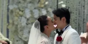 Potret Wedding Kiss Amanda Manopo dan Kenny Austin, Sah Jadi Suami Istri