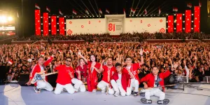 Potret Wika Salim Meriahkan Panggung Kemerdekaan di Monas