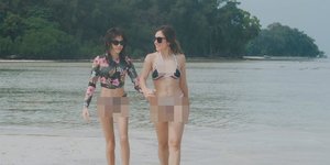 Potret Wulan Guritno Pakai Bikini Two Piece Kala Liburan Bareng Anak, Hot Kebangetan