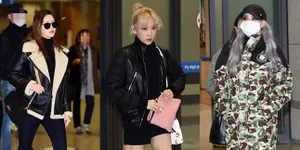 Pulang Tetap Fresh, Bintang Tamu MAMA 2015 Pamer Fashion Airport