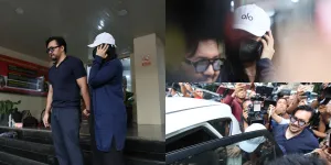 Putrinya Diduga Pelaku Video Panas, Ini 8 Potret David Bayu Temani AD Temui Awak Media - Ungkap Selalu Support Anak