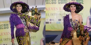 Raih Miss International 2017 Kevin Lilliana Jadi Mbok Jamu Cantik