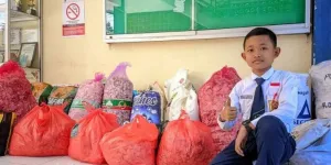 Raihan Jouzu Syamsudin Siswa SMP Asal Surabaya, Bikin Tinta Spidol dari Kulit Bawang