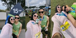 Rayakan Anniversary ke-5, 8 Potret Citra Kirana dan Rezky Aditya Ikut Half Marathon di Singapura - Romantis Lari Sambil Pegangan Tangan