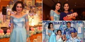 Rayakan Ultah Mewah Anaknya, Angel Karamoy Bak Elsa 'FROZEN'