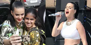 Rok Katy Perry Tersingkap Saat Tampil di Australia